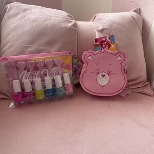 SHEIN Pink Mini Pouch Set
